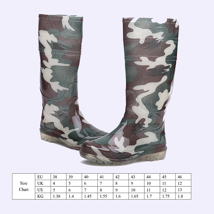 High Pvc Boot China Fashion Jungle Knee High PVC Boots Classy Men’s Work Wear ...