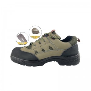 4 Inch Lightweight Safety Leather with steel toe and steel midsole
