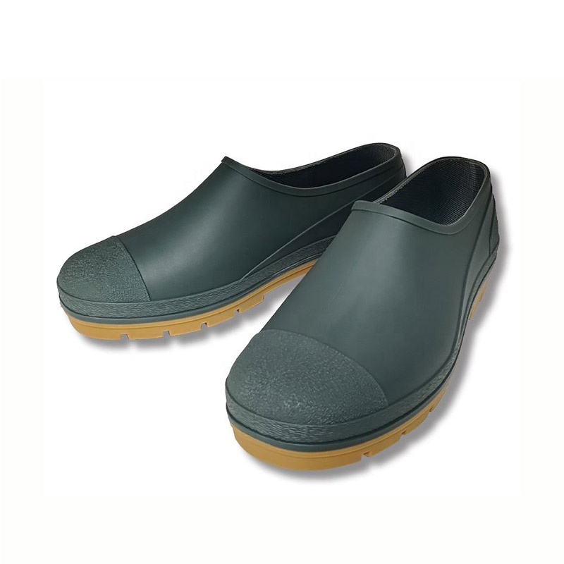 2. Green PVC Clogs