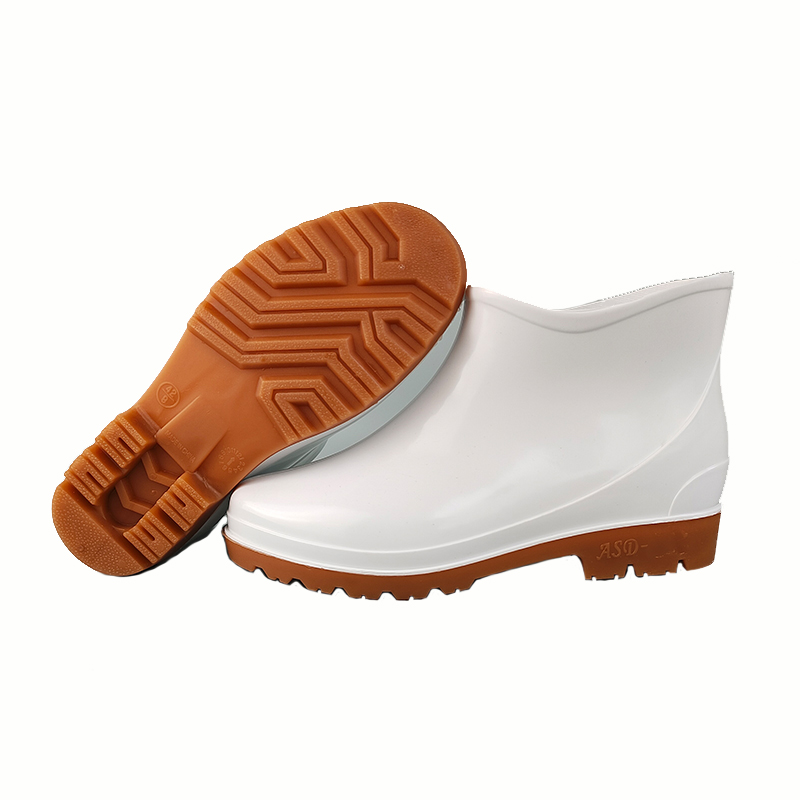 3. White PVC shoes