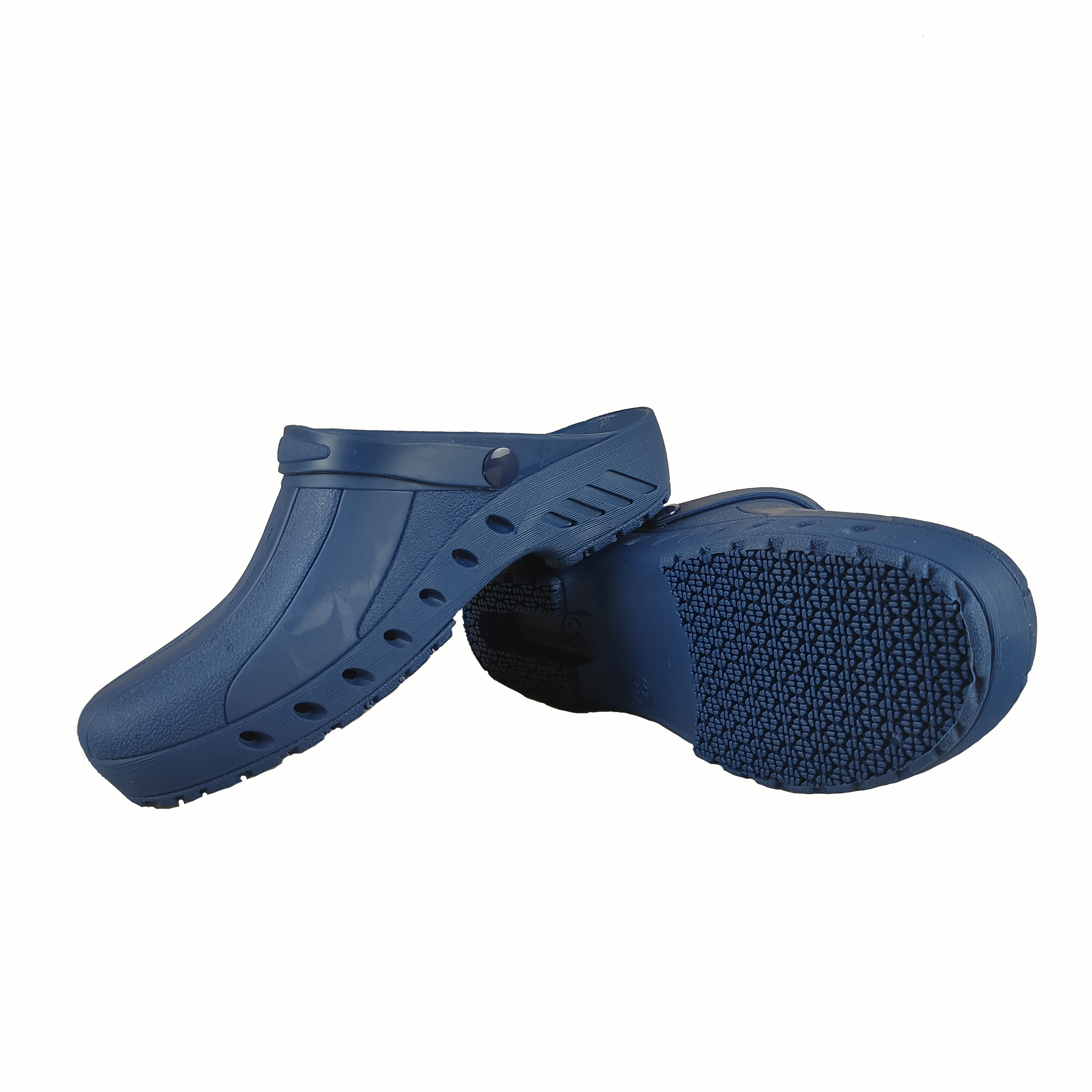 4. Blue TPE Clogs