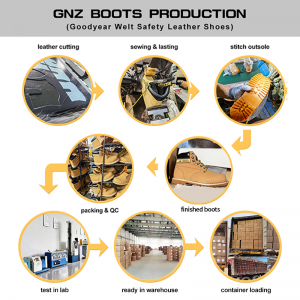 Moc Steel Toe Boots membrane Waterproof goodyear welt Leather Shoes