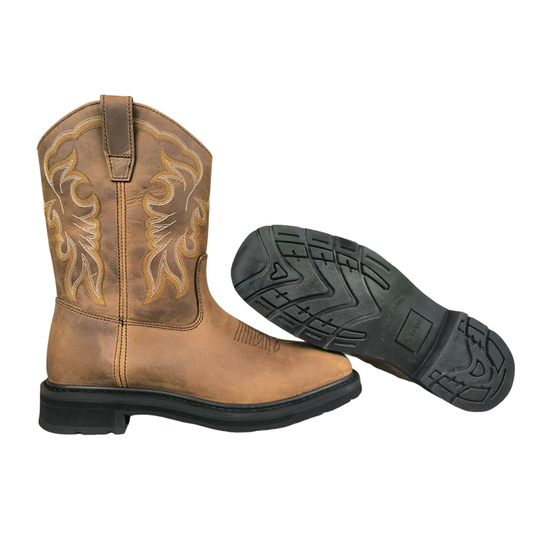 Breathable Leather Work Shoes