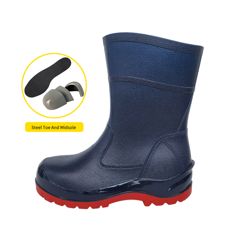 Low-cut-PVC-Safey-Rain-Boots-With-Steel-Toe-And-Steel-Midsole-1